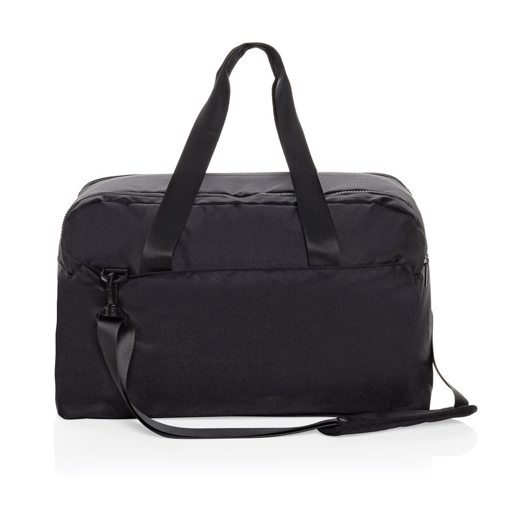 Swiss Peak Aware™ RPET 15.6 inch laptop weekend bag - Black