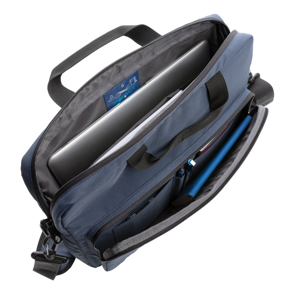 Impact AWARE™ RPET 15.6' laptop bag - Navy