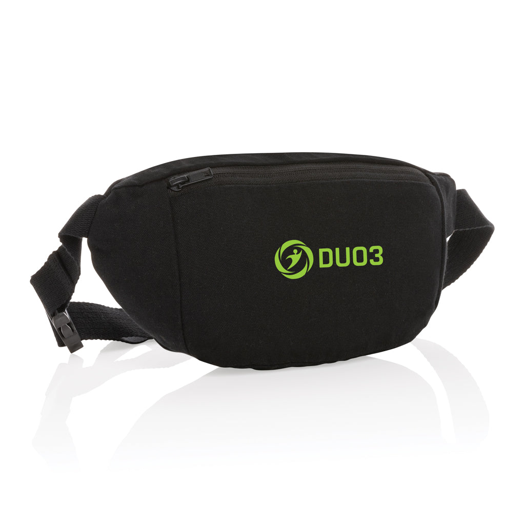 Impact AWARE™ 285gsm rcanvas hip bag undyed - Black