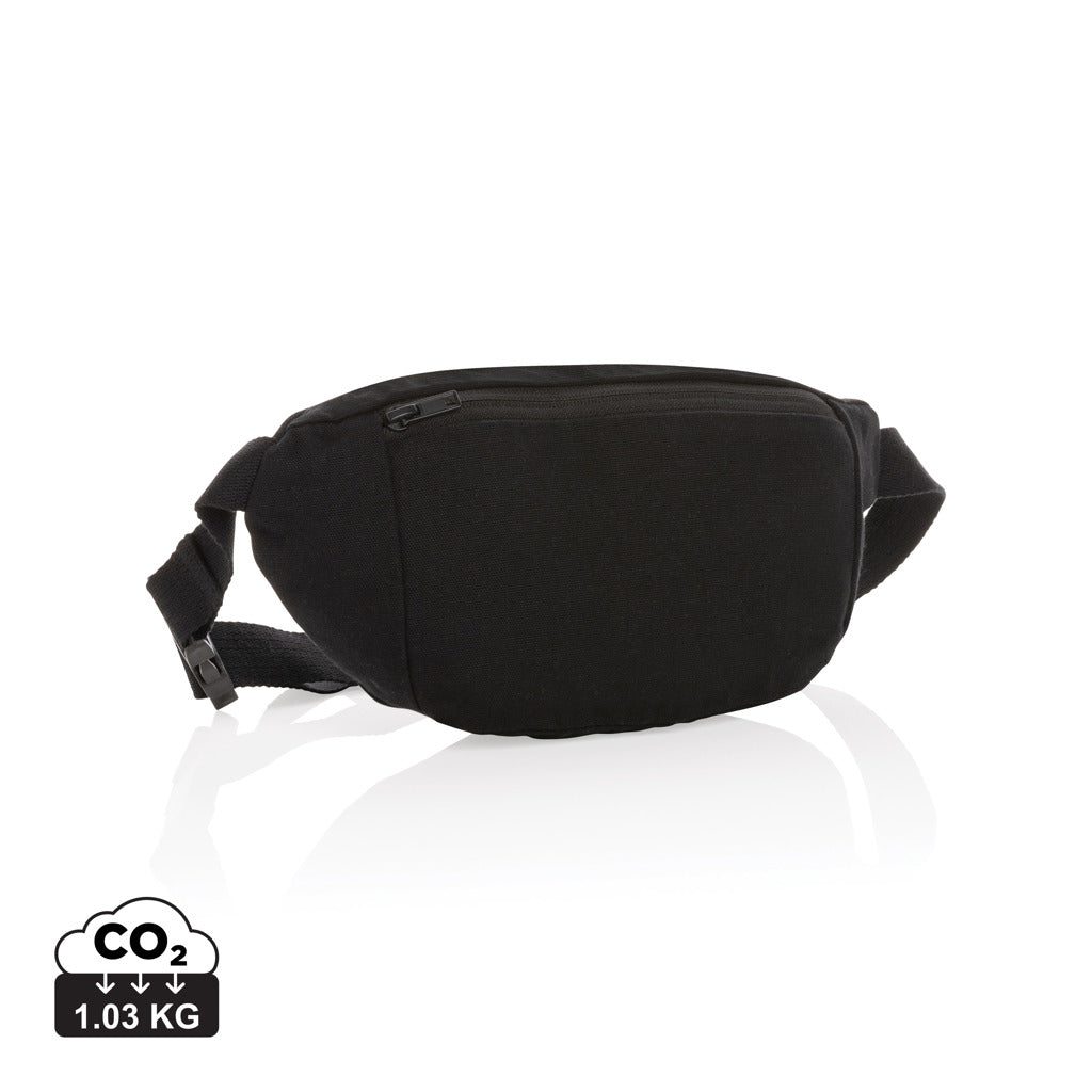 Impact AWARE™ 285gsm rcanvas hip bag undyed - Black