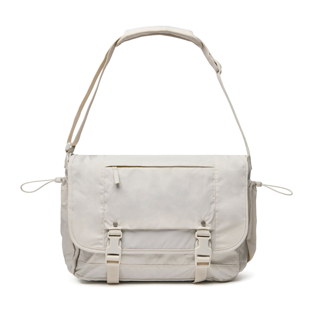 KENTO URBAN RCS recycled nylon 15.6 inch Messenger - Beige