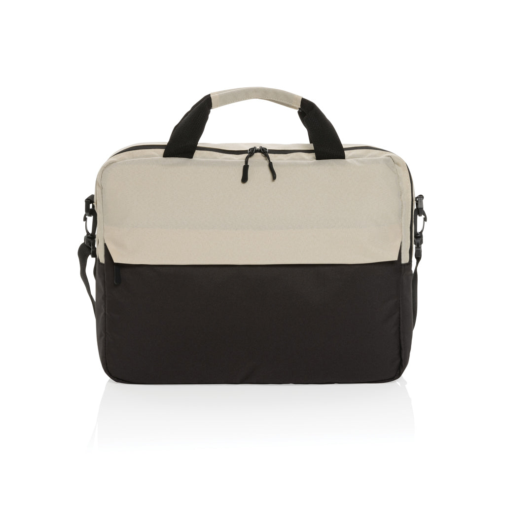 Kazu AWARE™ RPET basic 15.6 inch laptop bag - Off White