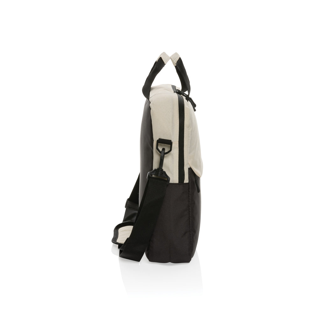 Kazu AWARE™ RPET basic 15.6 inch laptop bag - Off White