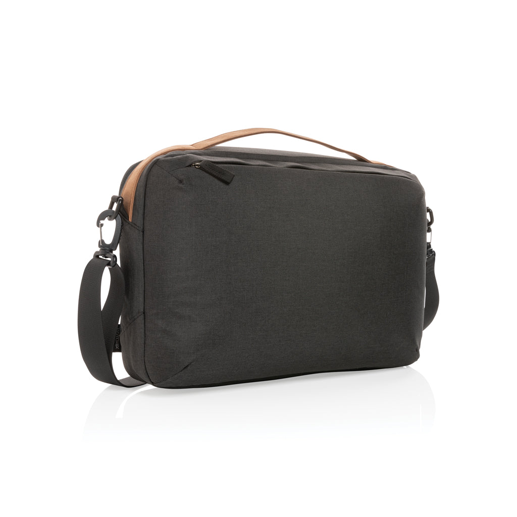 Impact AWARE™ 300D two tone deluxe 15.6' laptop bag - Black
