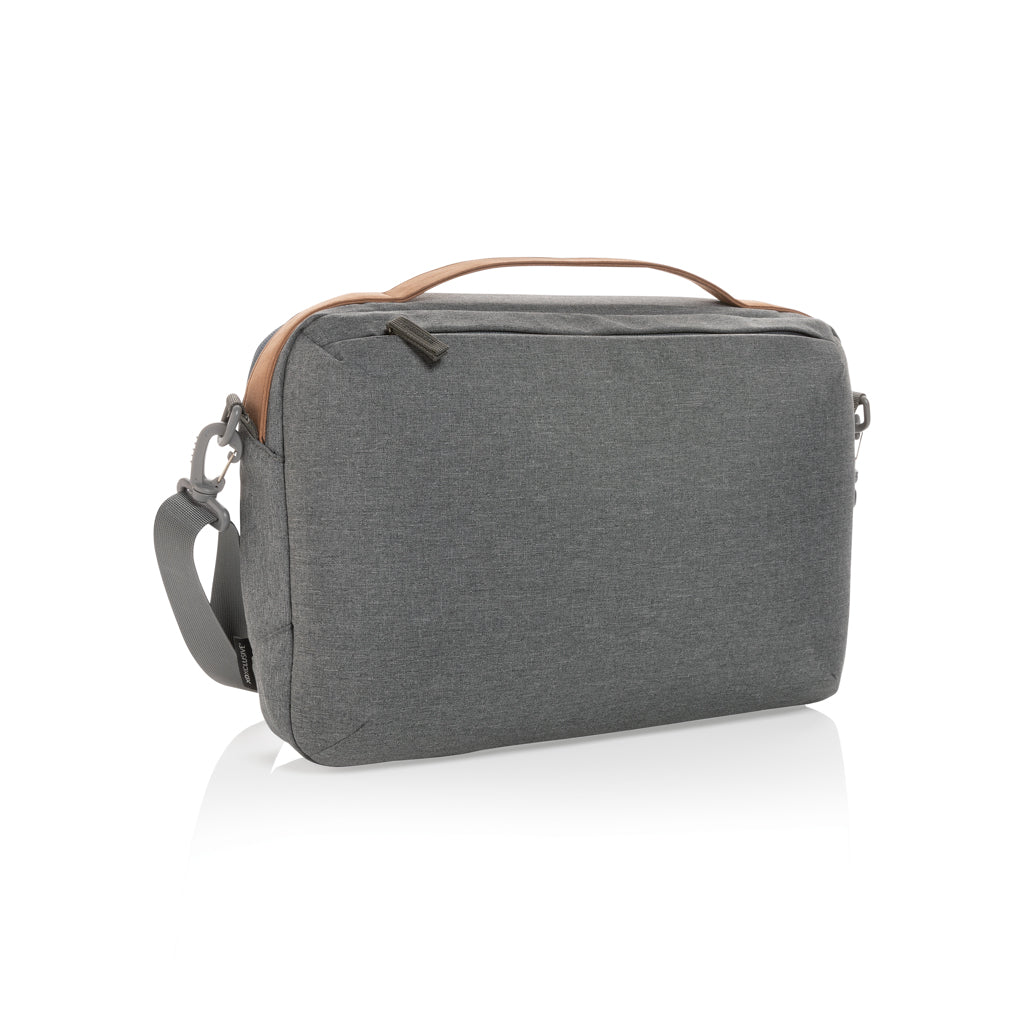 Impact AWARE™ 300D two tone deluxe 15.6' laptop bag - Grey