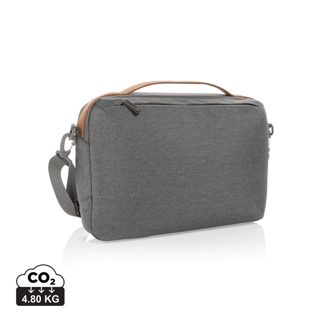 Impact AWARE™ 300D two tone deluxe 15.6' laptop bag - Grey