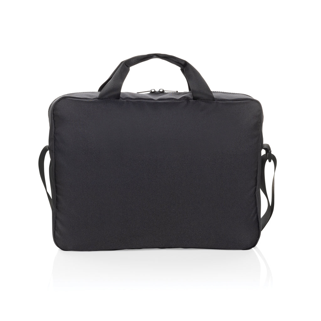 Swiss Peak Aware™ RPET Essential 15.6 inch laptop bag - Black