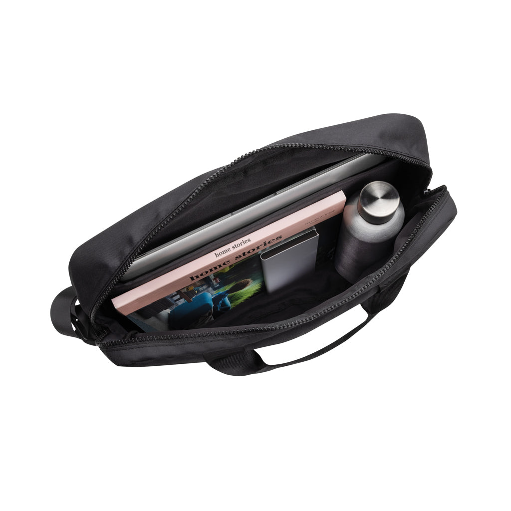 Swiss Peak Aware™ RPET Essential 15.6 inch laptop bag - Black