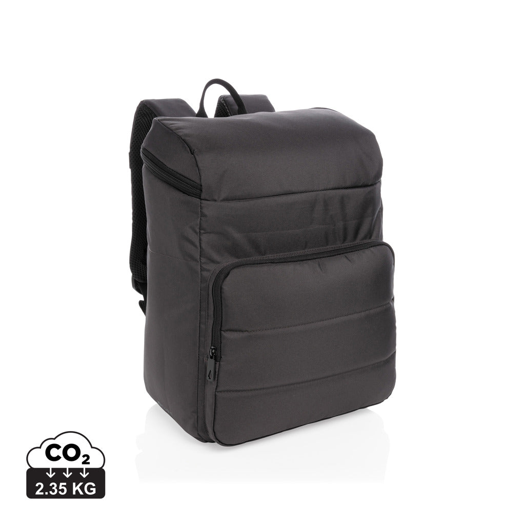 Impact AWARE™ RPET cooler backpack - Black