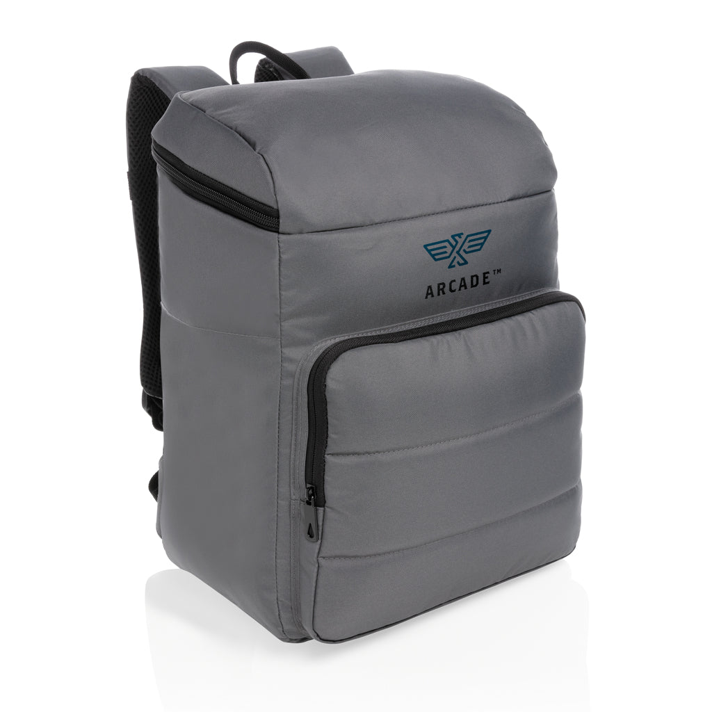 Impact AWARE™ RPET cooler backpack - Anthracite