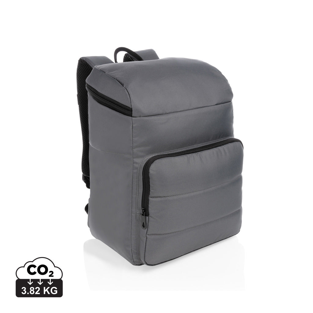 Impact AWARE™ RPET cooler backpack - Anthracite