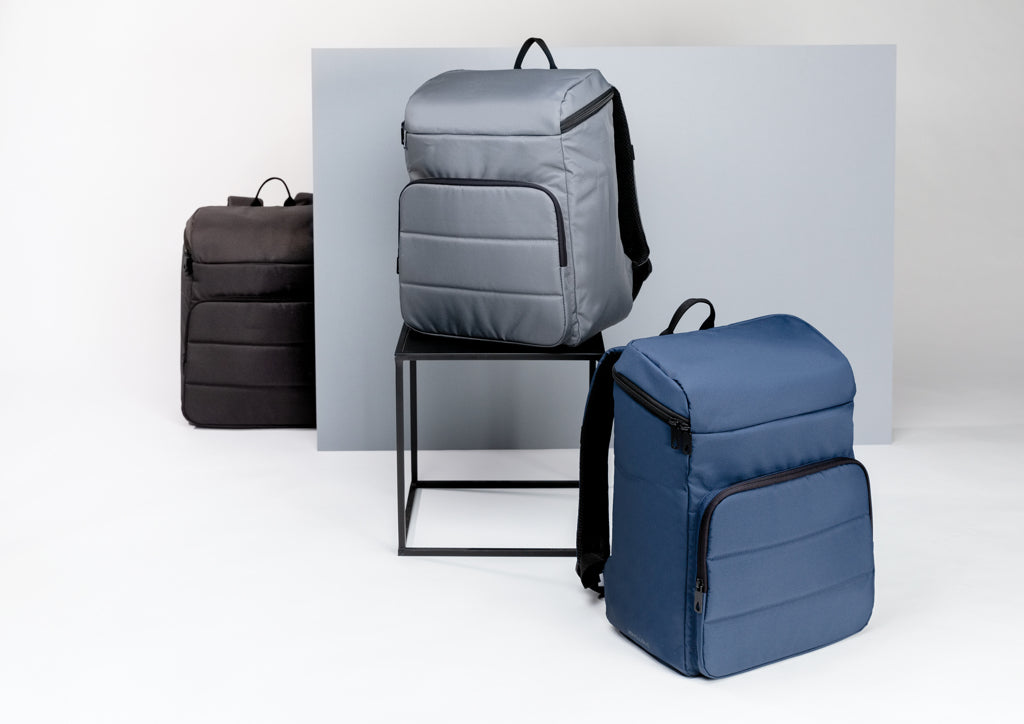 Impact AWARE™ RPET cooler backpack - Navy