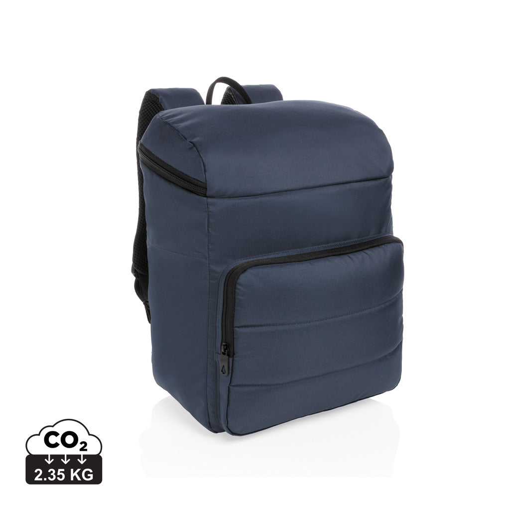 Impact AWARE™ RPET cooler backpack - Navy
