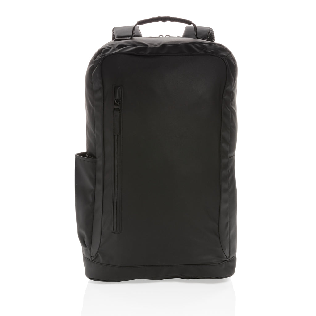 Fashion black 15.6' laptop backpack PVC free - Black