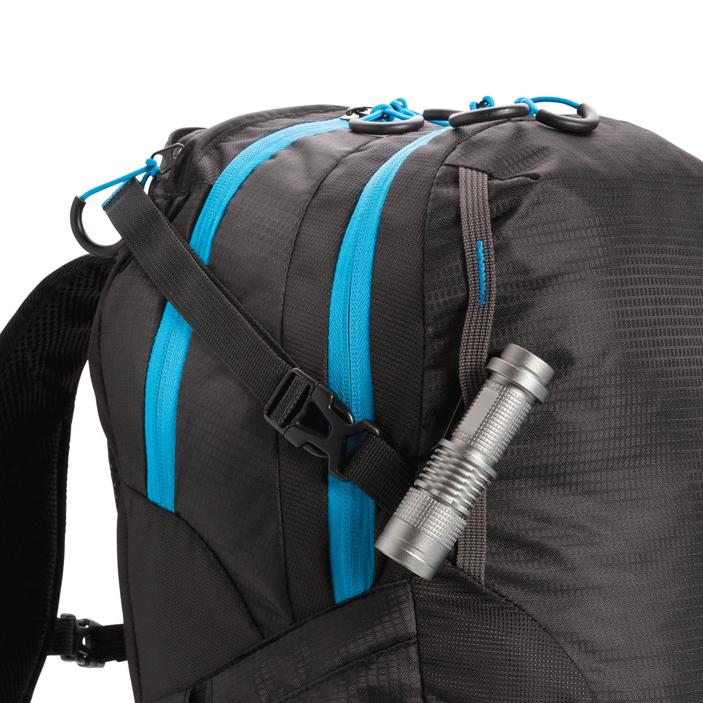Explorer ripstop medium hiking backpack 26L PVC free - Black