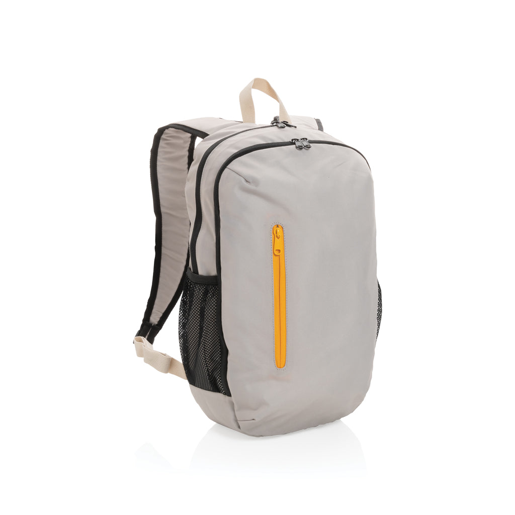 Impact AWARE™ 300D RPET casual backpack - White