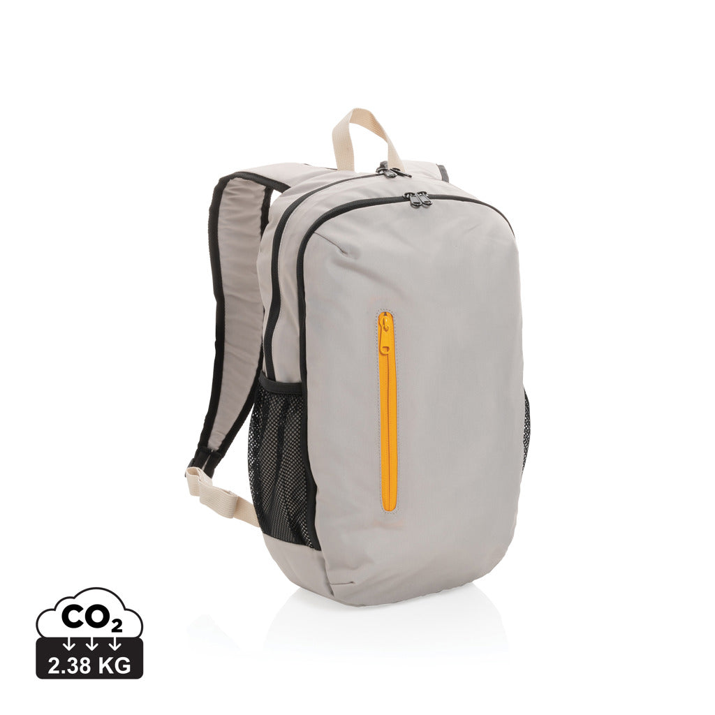Impact AWARE™ 300D RPET casual backpack - White