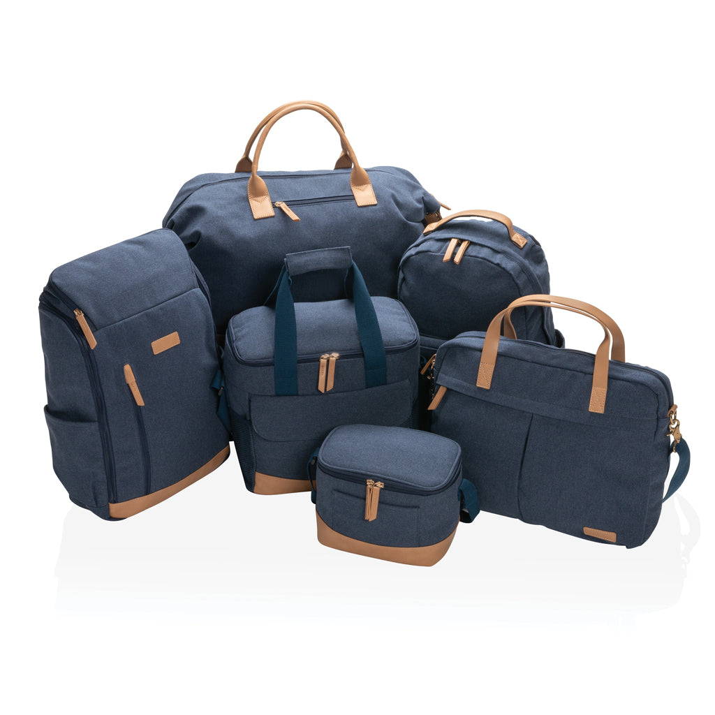 Impact AWARE™ 16 oz. recycled canvas backpack - Blue