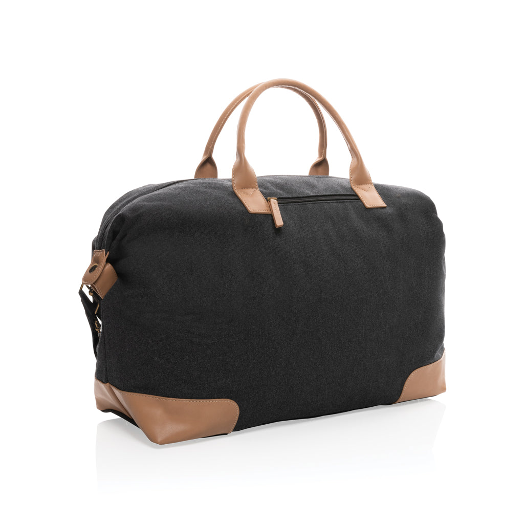 Impact AWARE™ 16 oz. rcanvas large weekend bag - Black