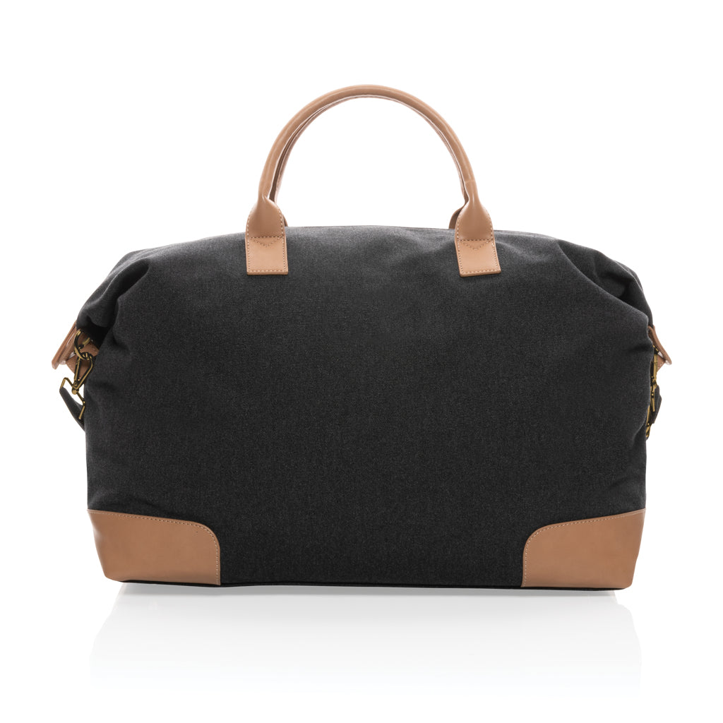 Impact AWARE™ 16 oz. rcanvas large weekend bag - Black