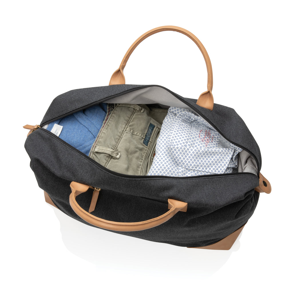Impact AWARE™ 16 oz. rcanvas large weekend bag - Black