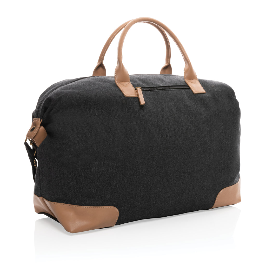 Impact AWARE™ 16 oz. rcanvas large weekend bag - Black