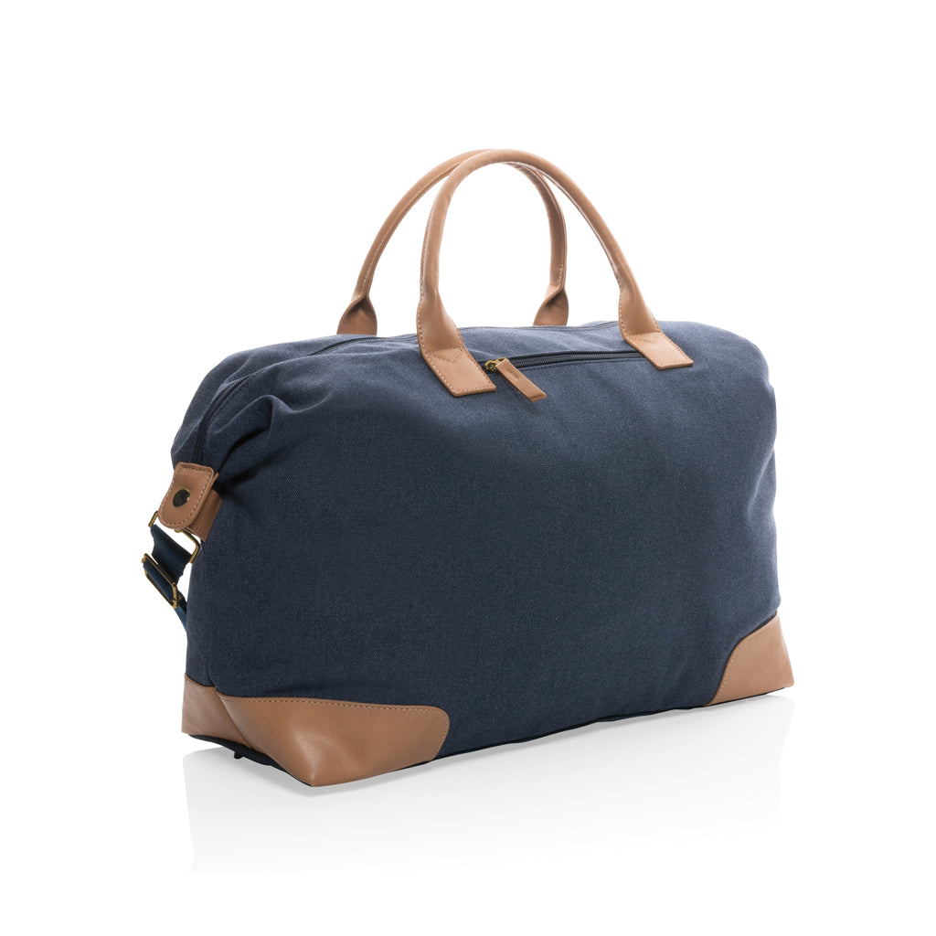 Impact AWARE™ 16 oz. rcanvas large weekend bag - Blue