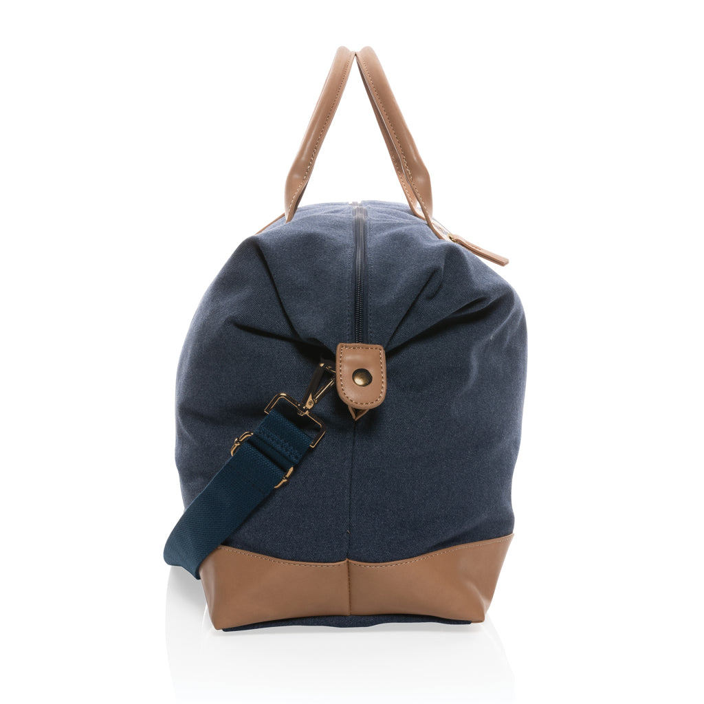 Impact AWARE™ 16 oz. rcanvas large weekend bag - Blue