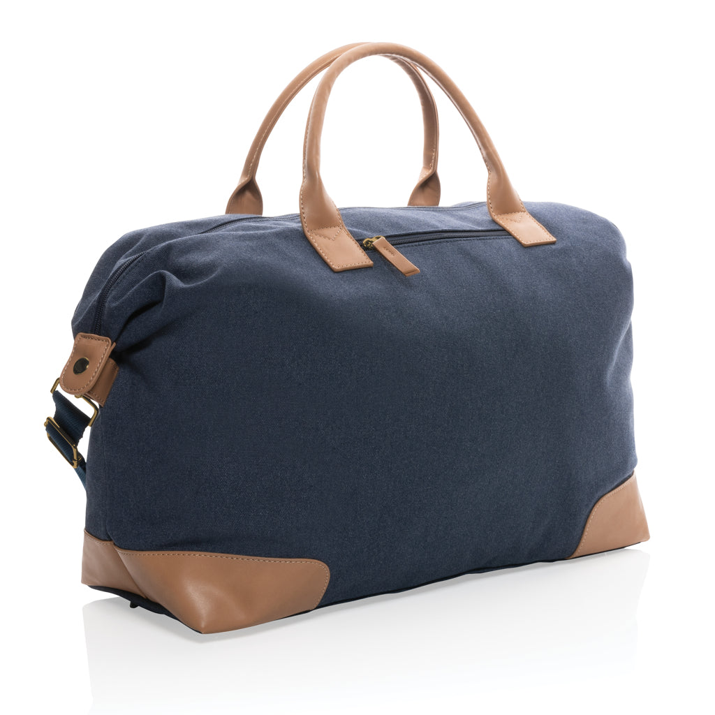 Impact AWARE™ 16 oz. rcanvas large weekend bag - Blue