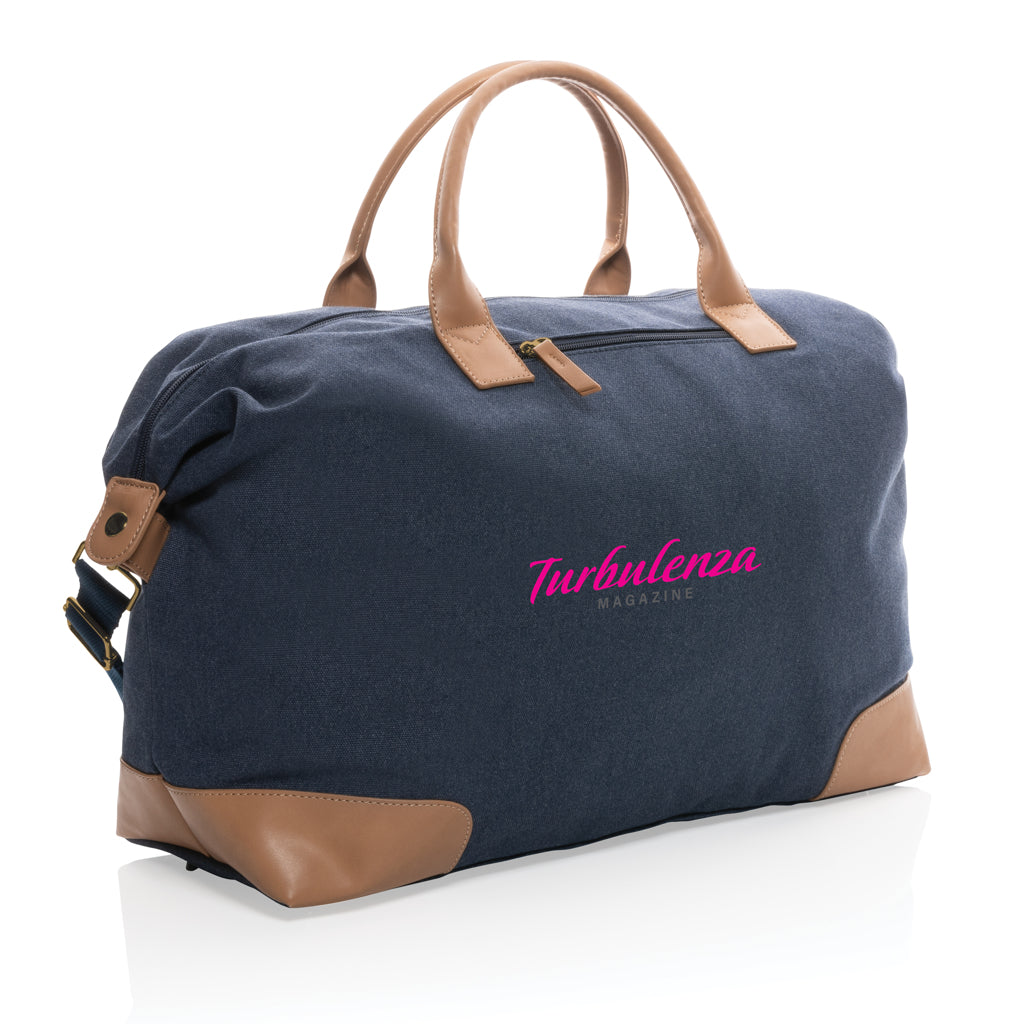 Impact AWARE™ 16 oz. rcanvas large weekend bag - Blue