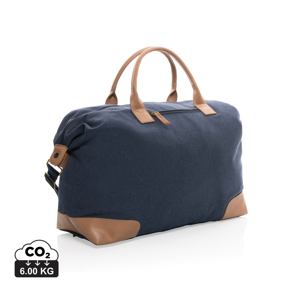 Impact AWARE™ 16 oz. rcanvas large weekend bag - Blue