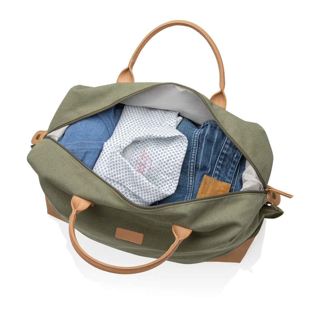Impact AWARE™ 16 oz. rcanvas large weekend bag - Green