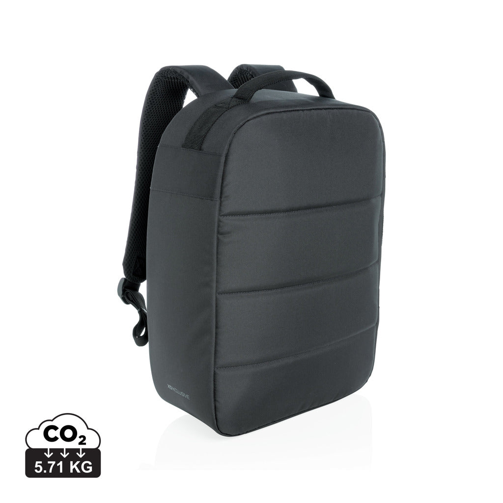 Impact AWARE™ RPET anti-theft 15.6' laptop backpack - Black