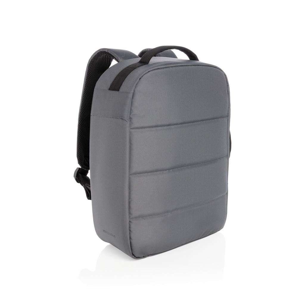 Impact AWARE™ RPET anti-theft 15.6' laptop backpack - Anthracite