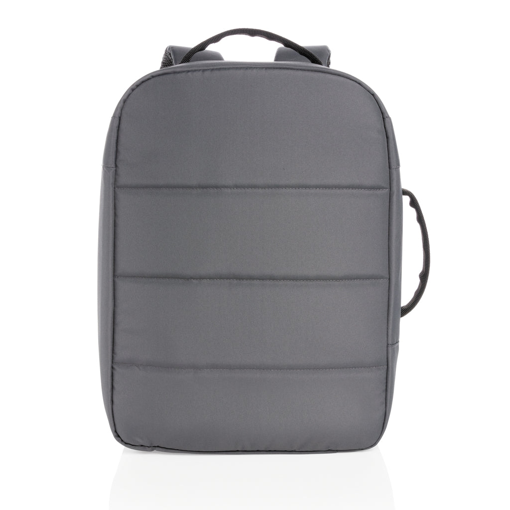 Impact AWARE™ RPET anti-theft 15.6' laptop backpack - Anthracite