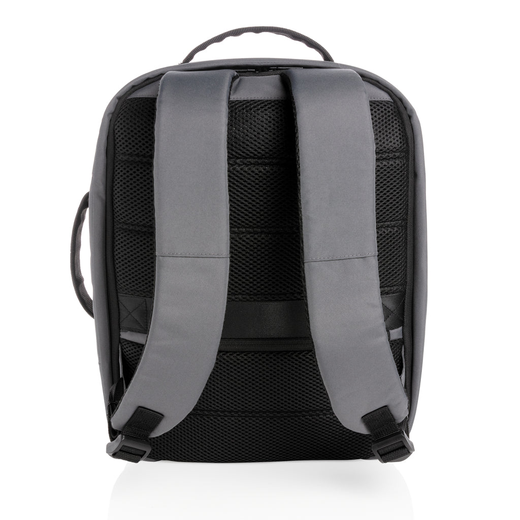 Impact AWARE™ RPET anti-theft 15.6' laptop backpack - Anthracite