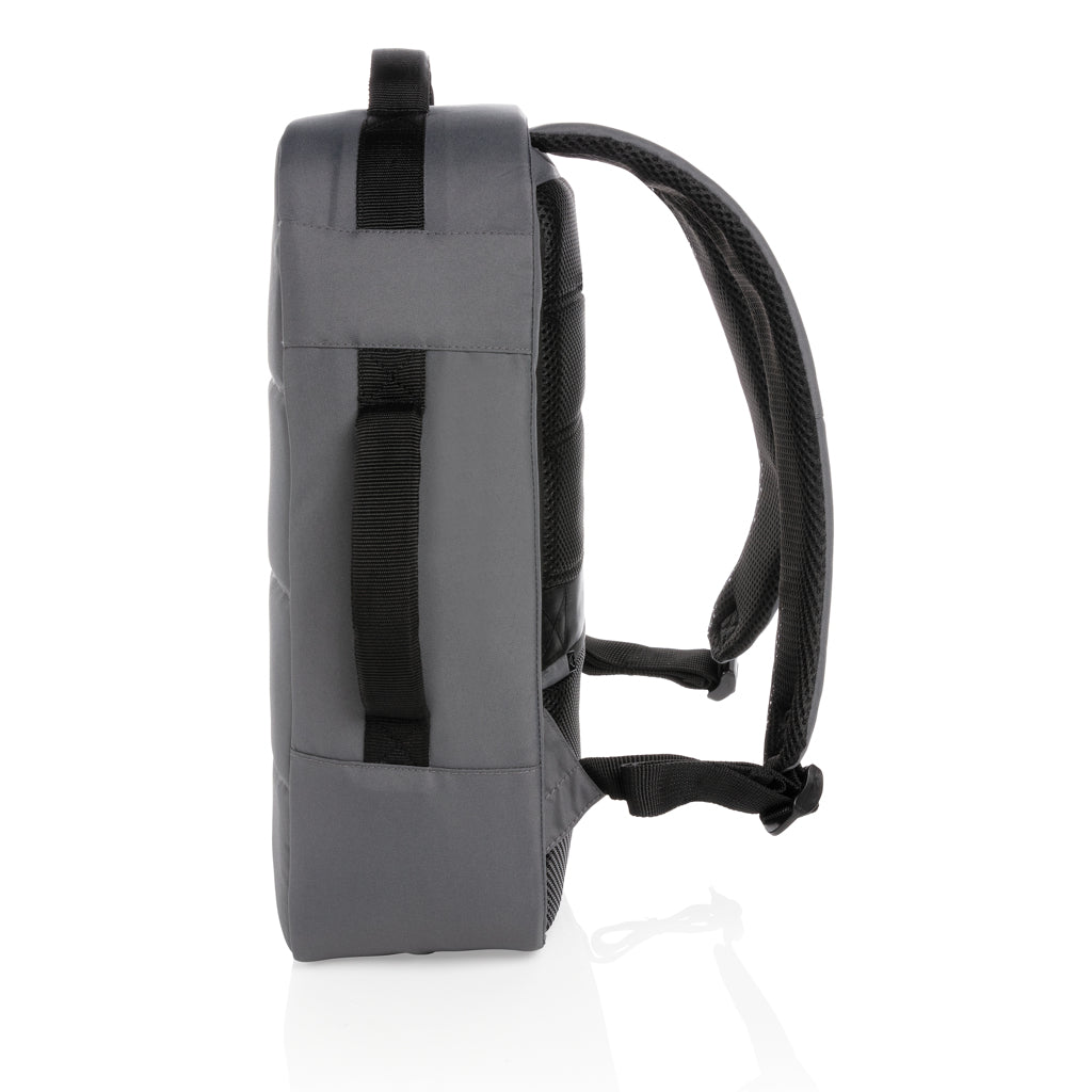 Impact AWARE™ RPET anti-theft 15.6' laptop backpack - Anthracite