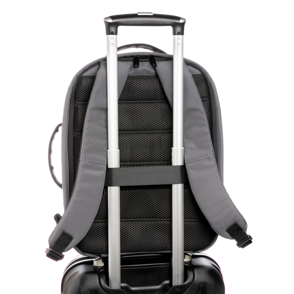Impact AWARE™ RPET anti-theft 15.6' laptop backpack - Anthracite
