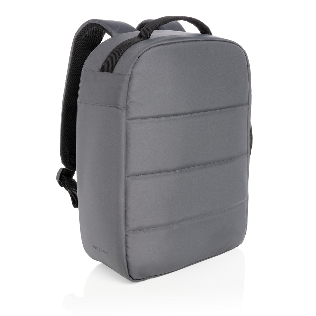 Impact AWARE™ RPET anti-theft 15.6' laptop backpack - Anthracite