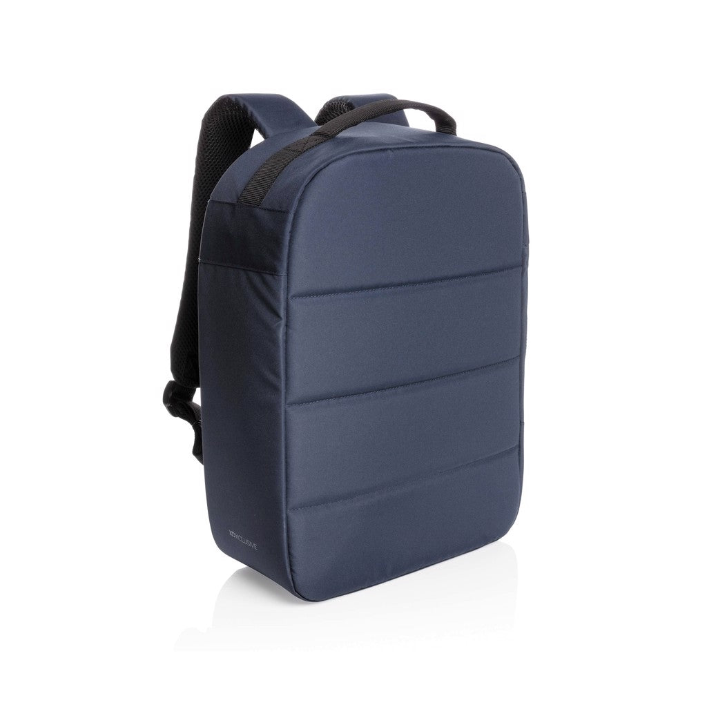 Impact AWARE™ RPET anti-theft 15.6' laptop backpack - Navy