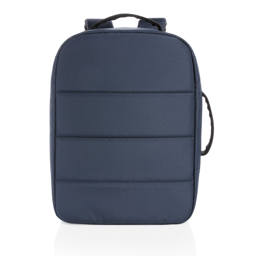 Impact AWARE™ RPET anti-theft 15.6' laptop backpack - Navy