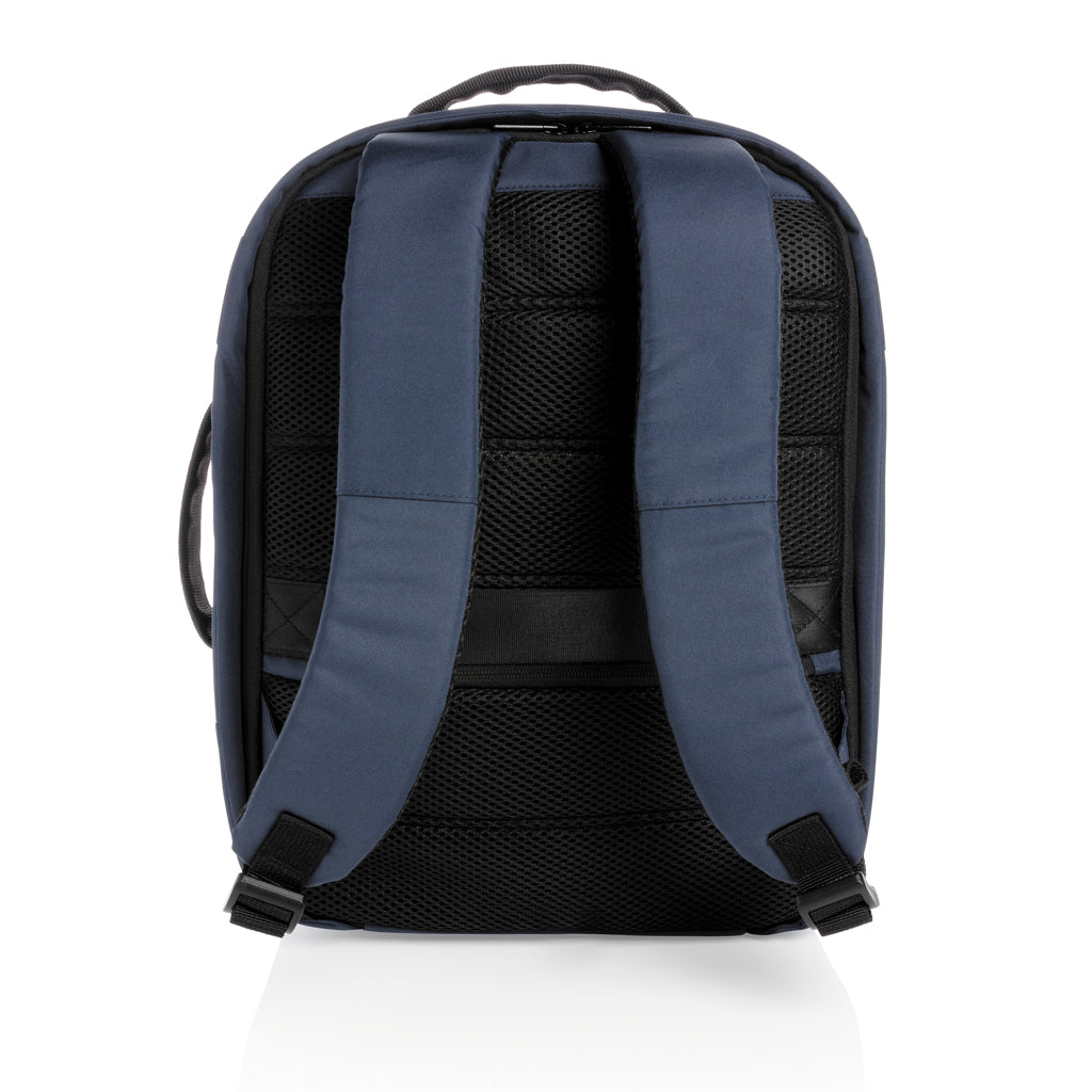 Impact AWARE™ RPET anti-theft 15.6' laptop backpack - Navy