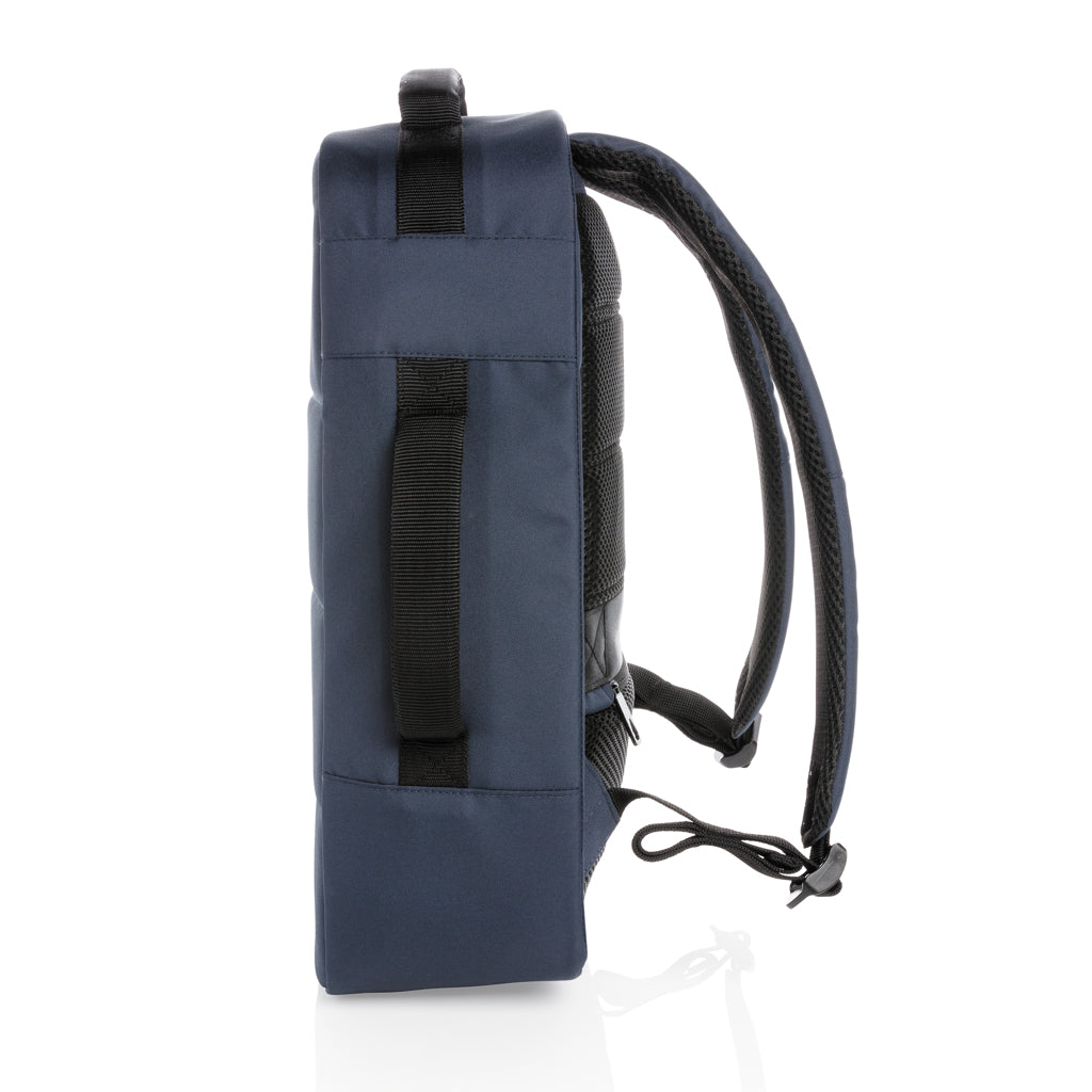 Impact AWARE™ RPET anti-theft 15.6' laptop backpack - Navy