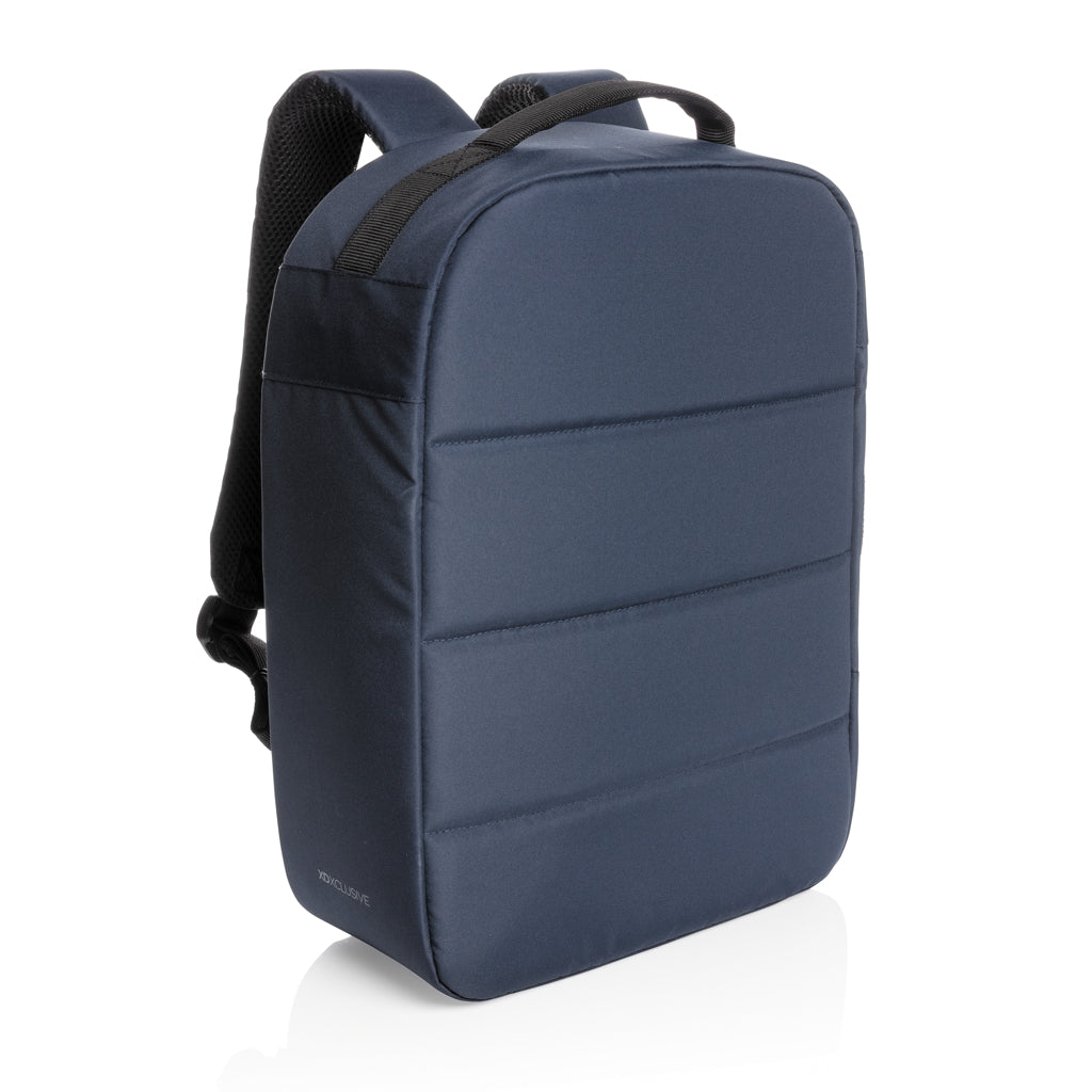 Impact AWARE™ RPET anti-theft 15.6' laptop backpack - Navy
