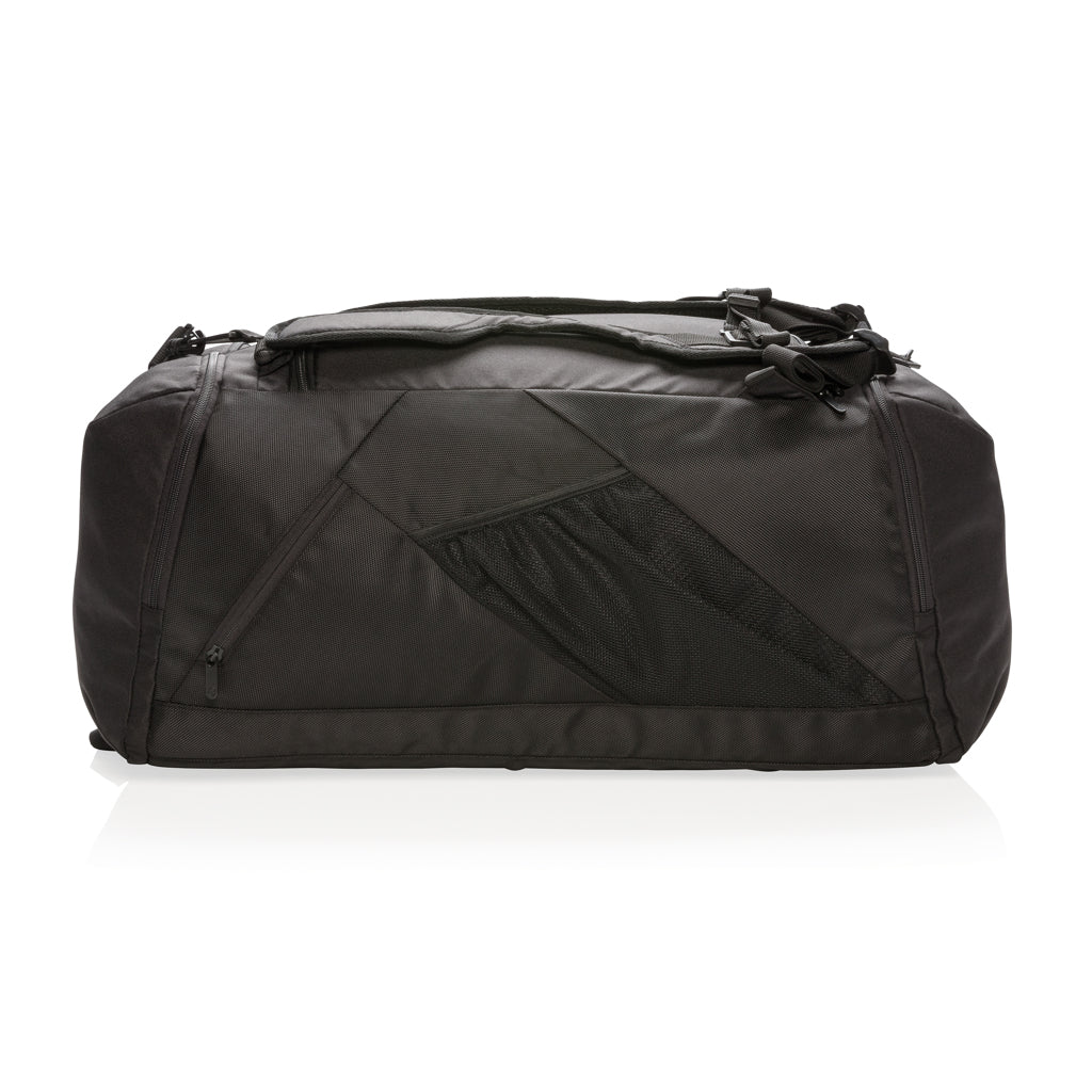Swiss Peak RFID sports duffel & backpack - Black