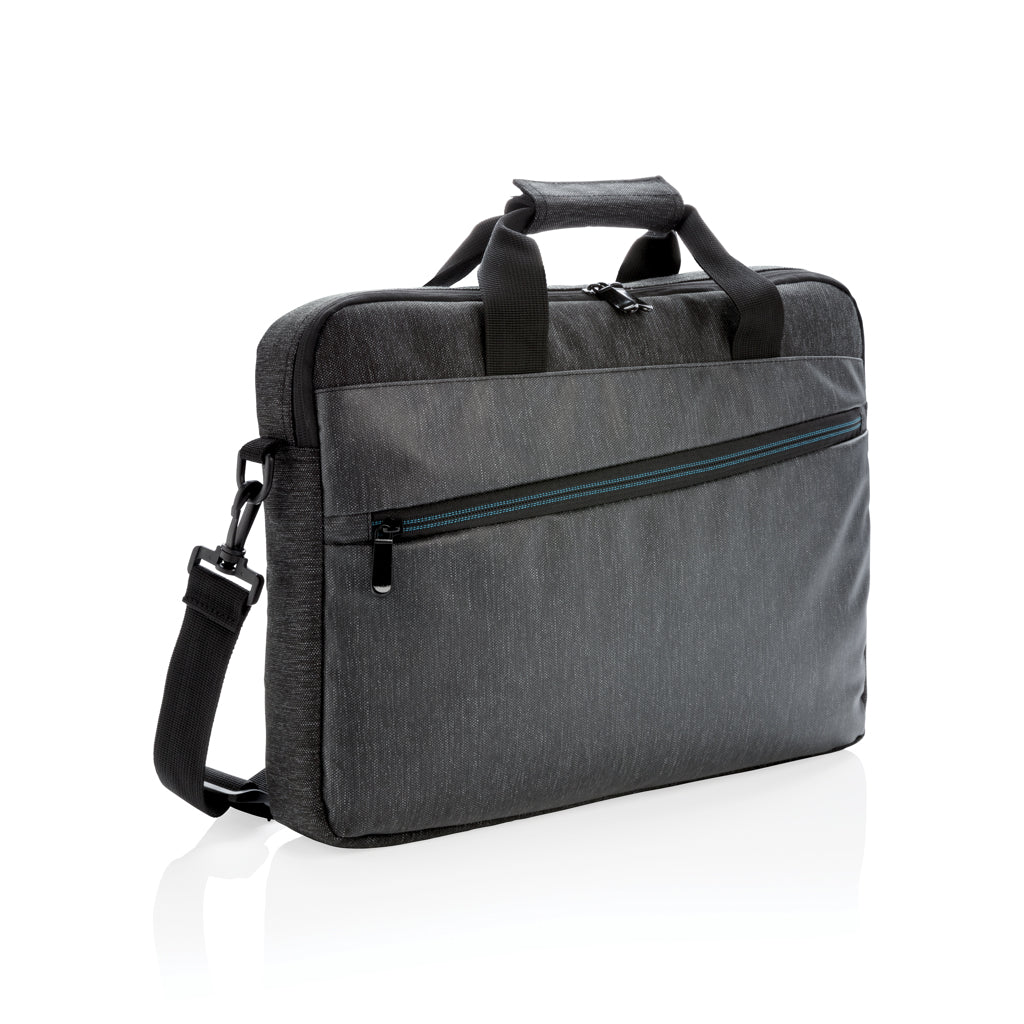 900D laptop bag PVC free - Black