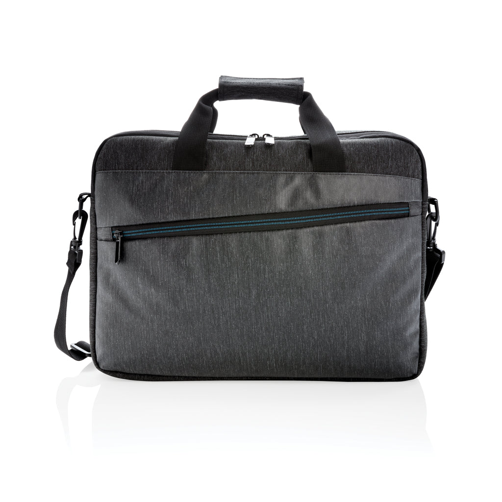 900D laptop bag PVC free - Black