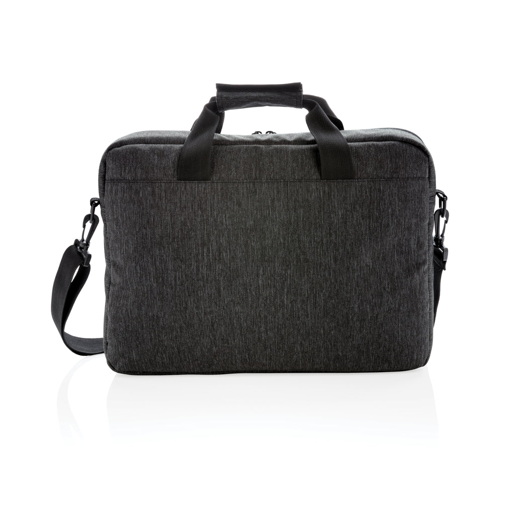 900D laptop bag PVC free - Black