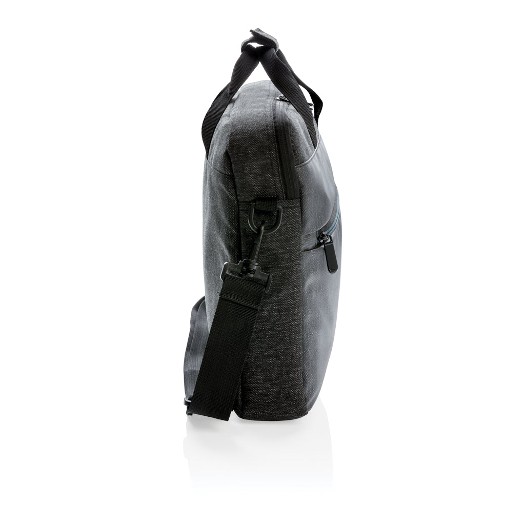 900D laptop bag PVC free - Black