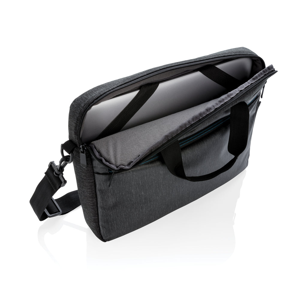 900D laptop bag PVC free - Black
